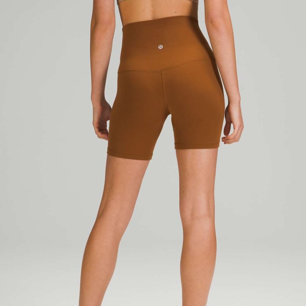 lululemon Align High-Rise Short 6" Copper Brown Size 2